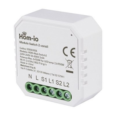 MODULO WIFI DUAL SWITCH 5A