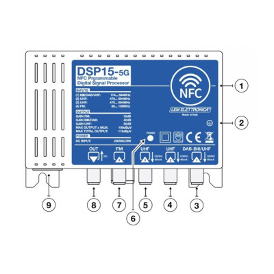 AMPLIFICATORE LEM DSP15-5G...