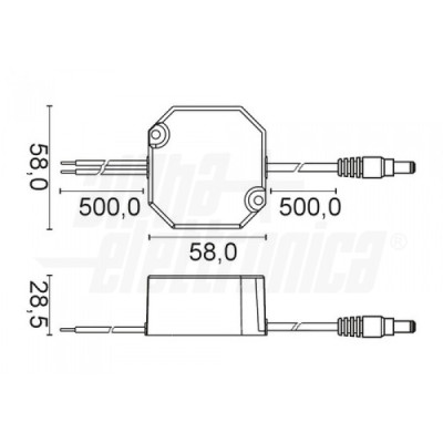 ALIMENTATORE LED/TVCC IP67...