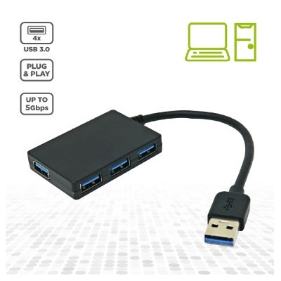 HUB 4 PORTE USB-A 3.0