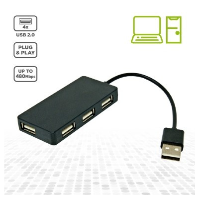 HUB 4 PORTE USB-A 2.0