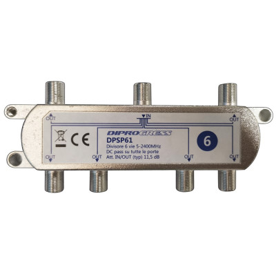 PARTITORE IN LINEA conn.F 6...