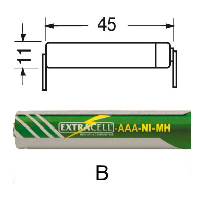 BATTERIA NI-MH M/STILO AAA...