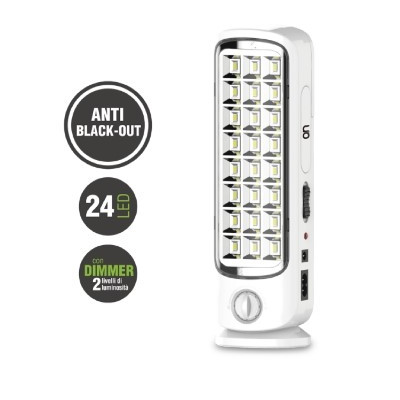 LAMPADA DI EMERGENZA 24 LED...