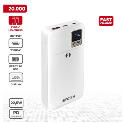POWER BANK 20000mAh PD...