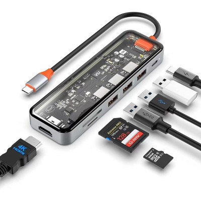HUB USB-C W701 3 PORTE USB...